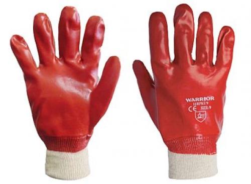 P.V.C. Knitwrist Gloves - Medium 8